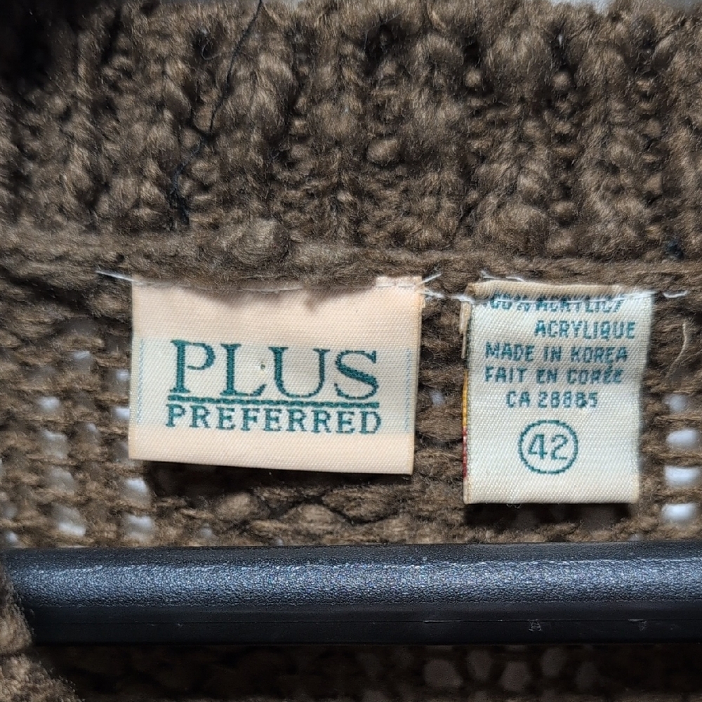 Vintage Multicolor Abstract Knit Sweater - Picture 5 of 5